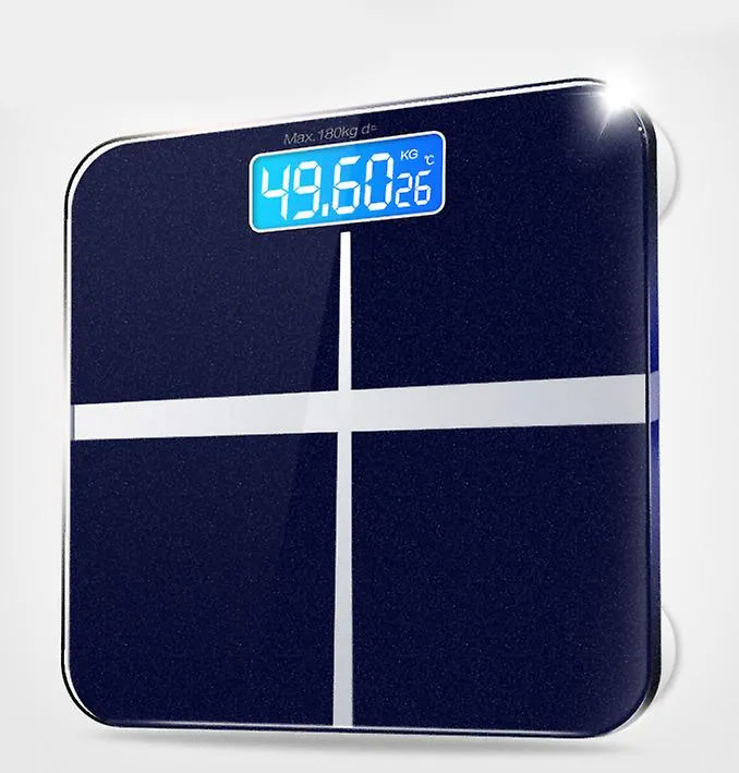 26*26cm gold Household electronic LCD digital weight scale AZ18646