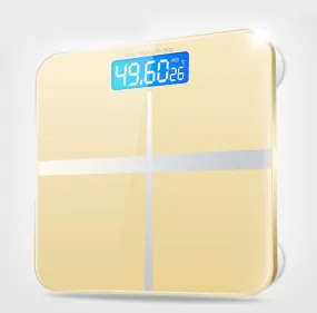 26*26cm gold Household electronic LCD digital weight scale AZ18646