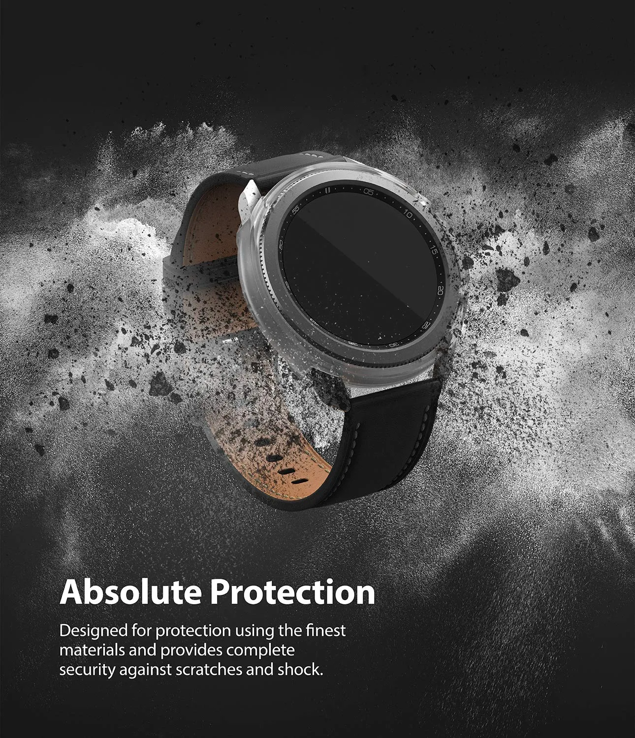 Air Sports Case Designed for Galaxy Watch 3 45mm - Matte Clear