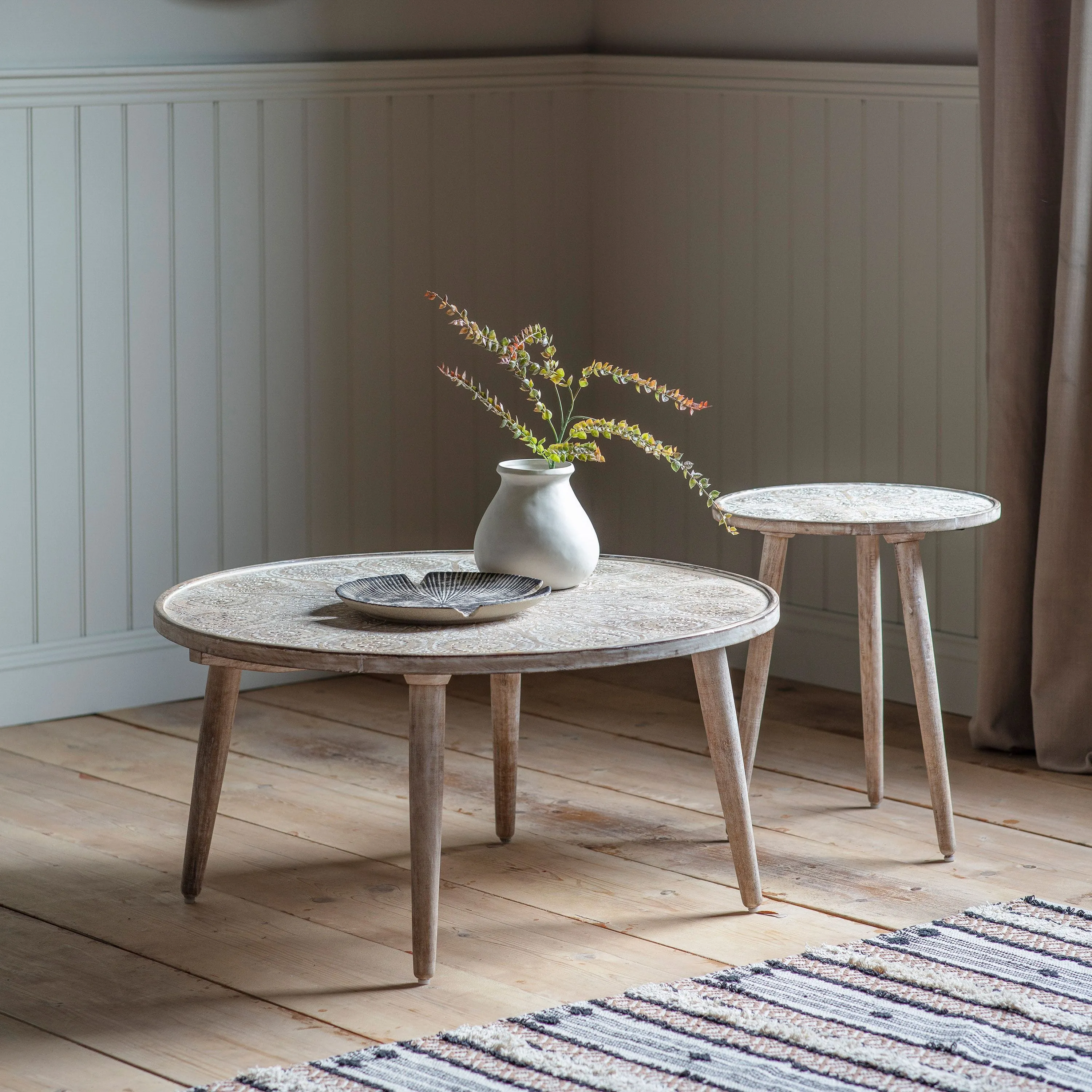 Alcester Coffee Table Natural White