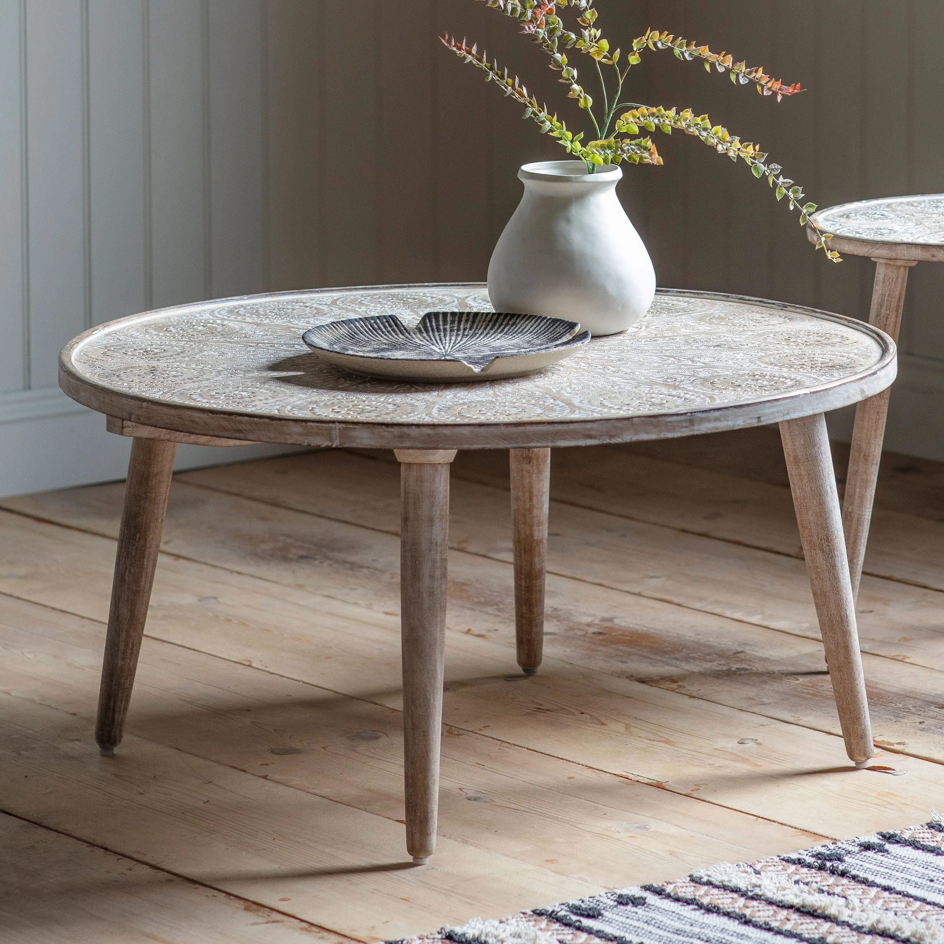 Alcester Coffee Table Natural White