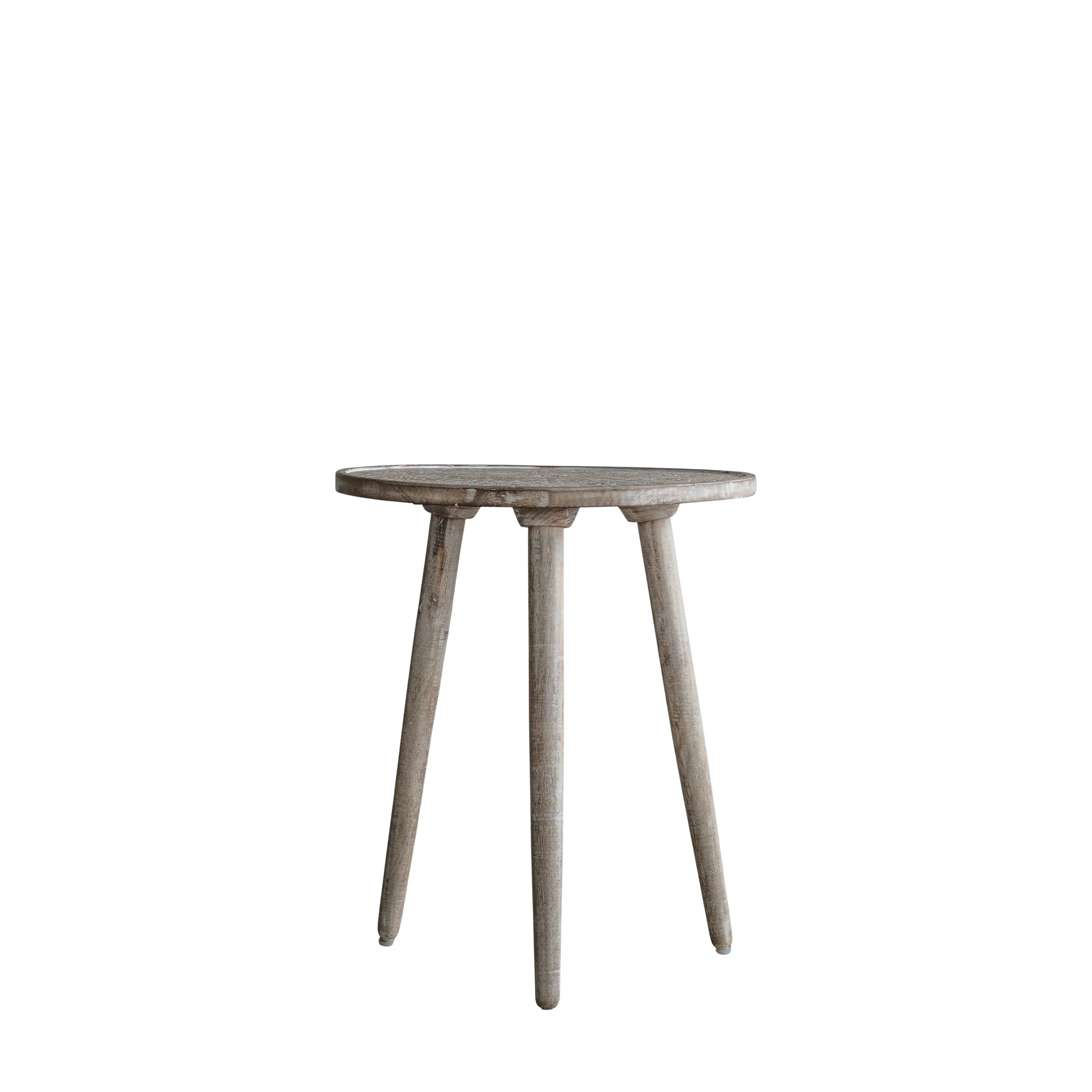 Amos Agra Side Table Natural White