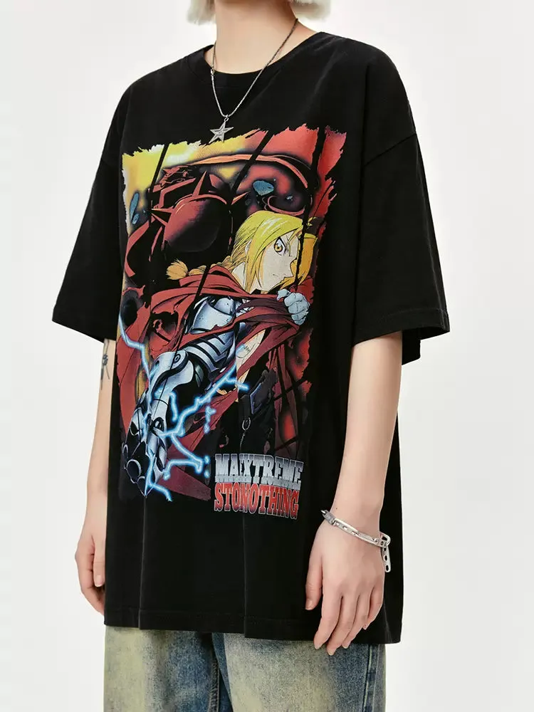 Anime Graphic Detail T-Shirt