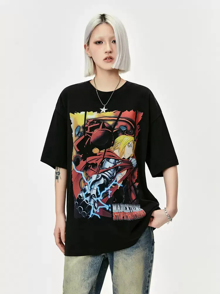 Anime Graphic Detail T-Shirt