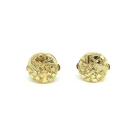 Antique Victorian 9ct Gold Cufflinks Bachelor Buttons