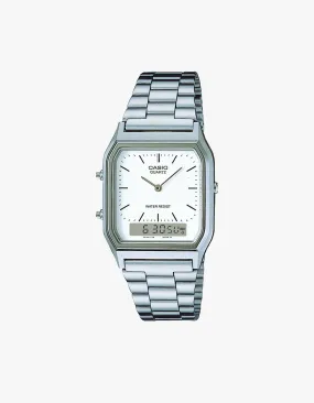 AQ230A 7D Watch - Silver