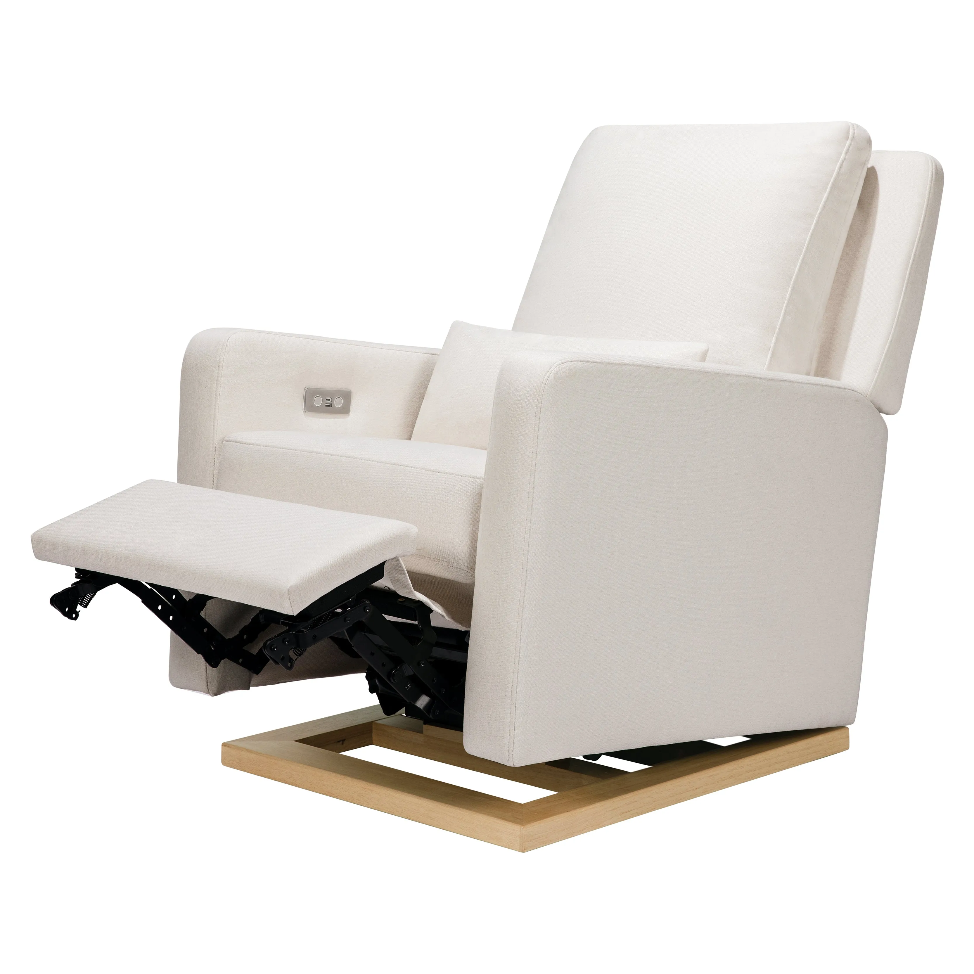 Babyletto Sigi Electronic Recliner and Glider in Eco-Performance Fabric with USB port