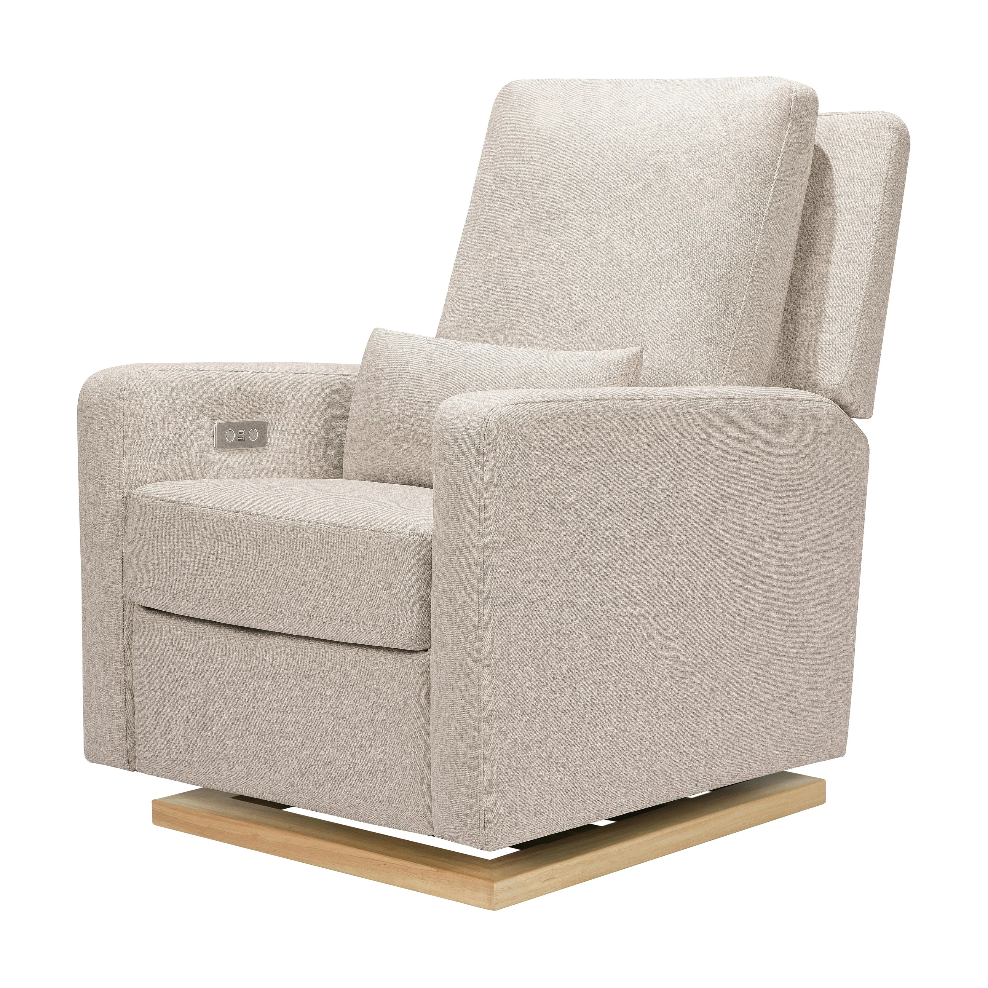 Babyletto Sigi Electronic Recliner and Glider in Eco-Performance Fabric with USB port