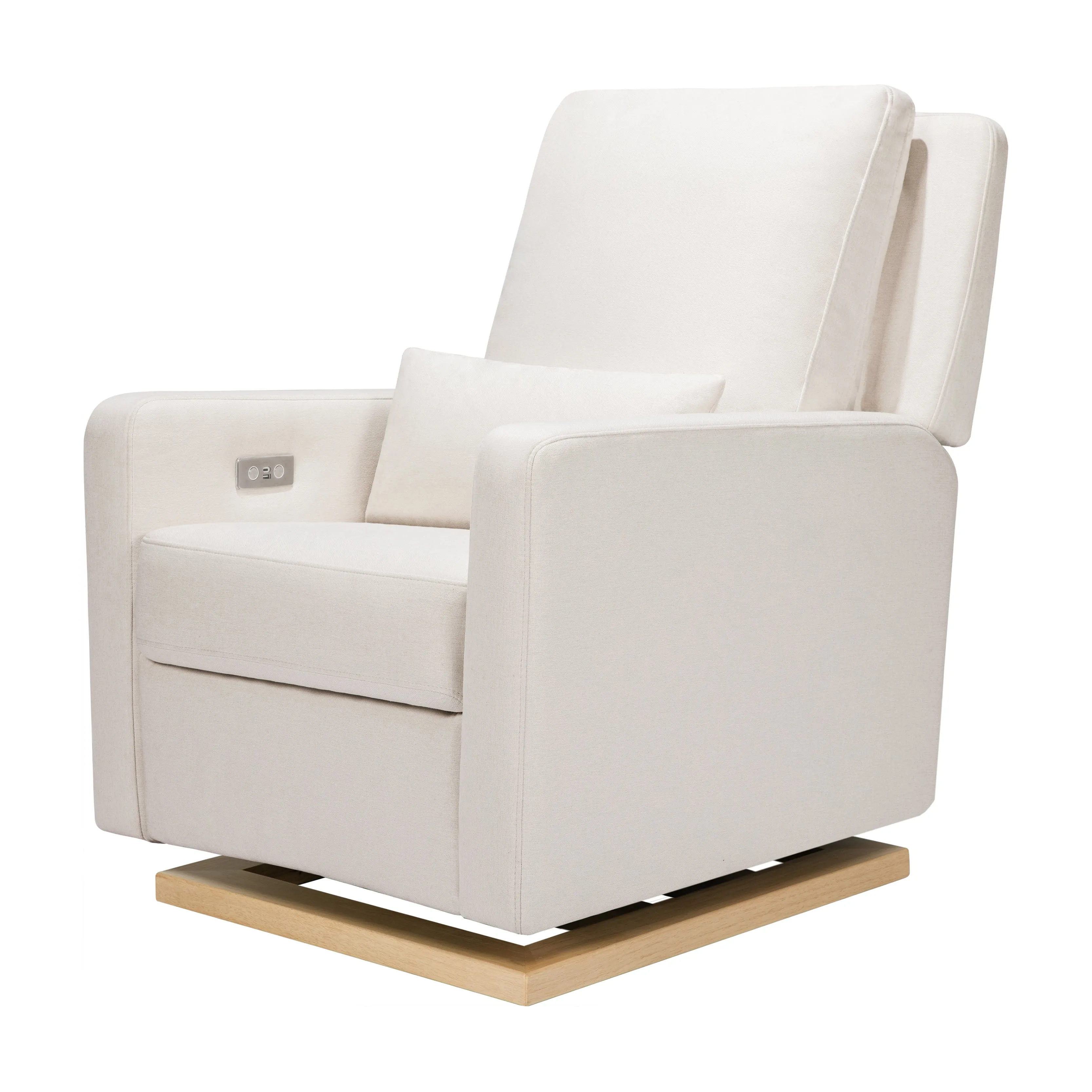 Babyletto Sigi Electronic Recliner and Glider in Eco-Performance Fabric with USB port