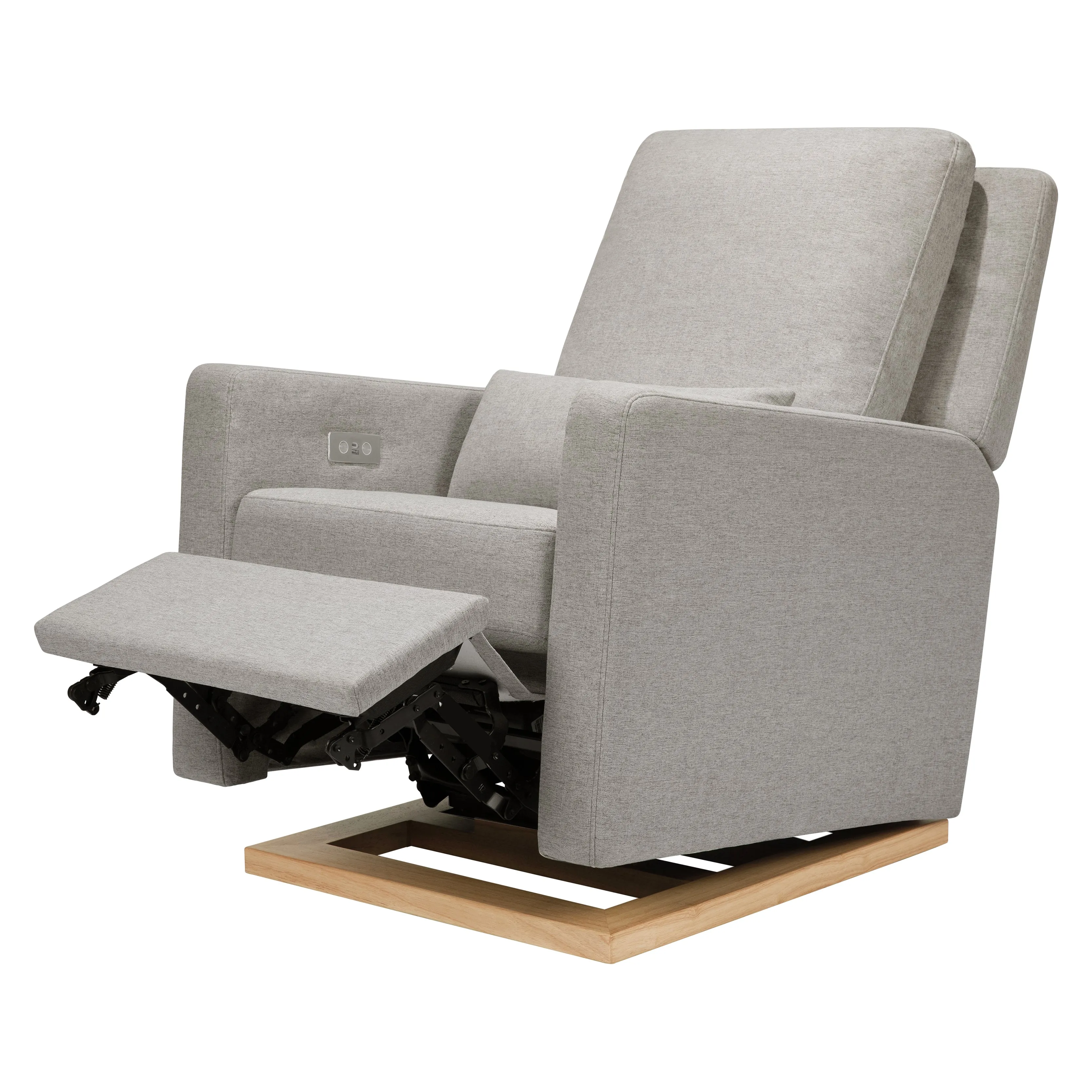 Babyletto Sigi Electronic Recliner and Glider in Eco-Performance Fabric with USB port