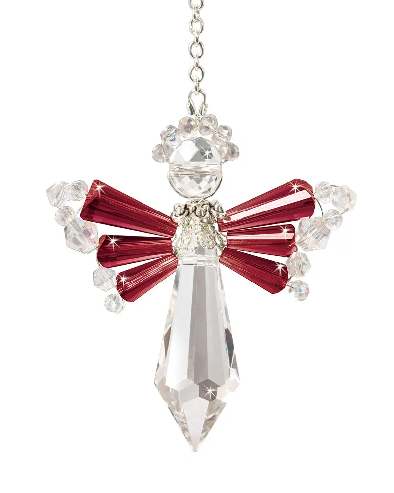 Birthstone Angels Crystal Suncatcher Ornaments