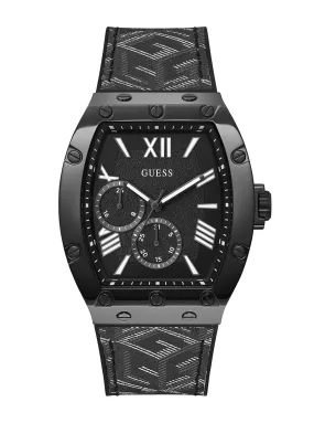 Black Logo Falcon Silicone Watch