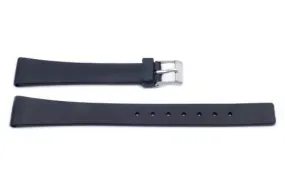 Black Plastic Watch Strap