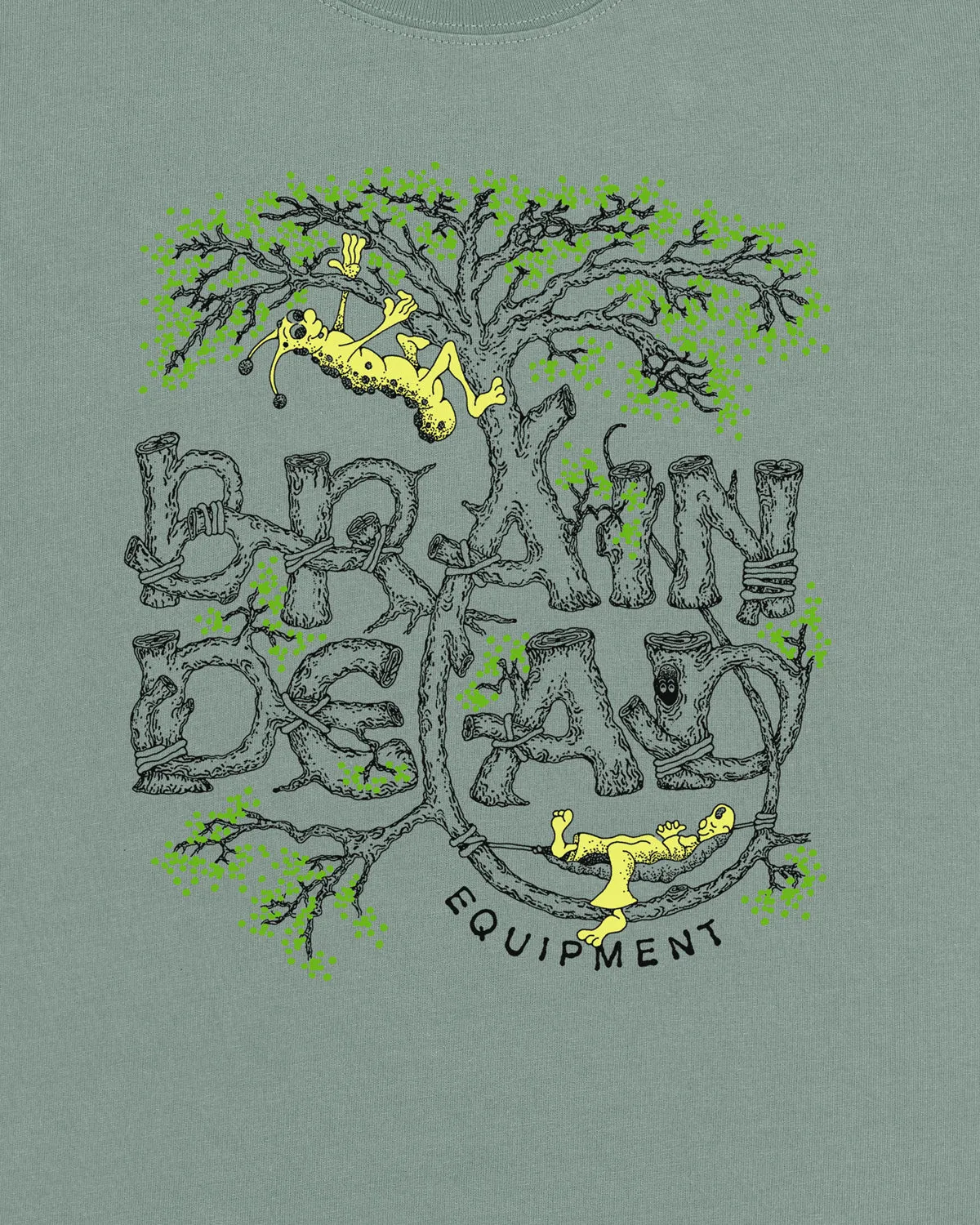 Brain Dead Equipment Treetops T-shirt - Seafoam