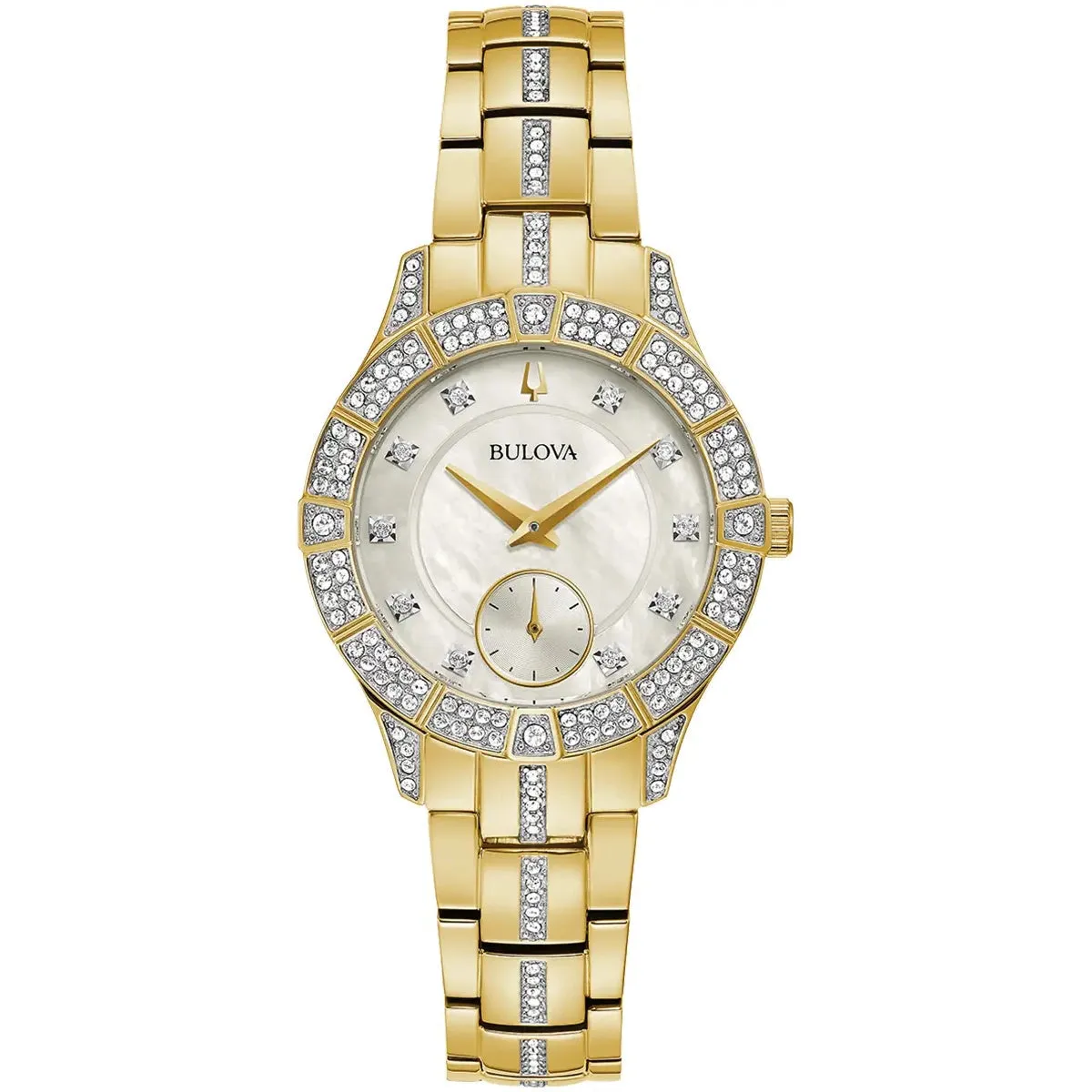 Bulova Phantom Ladies Gold Watch 98L283