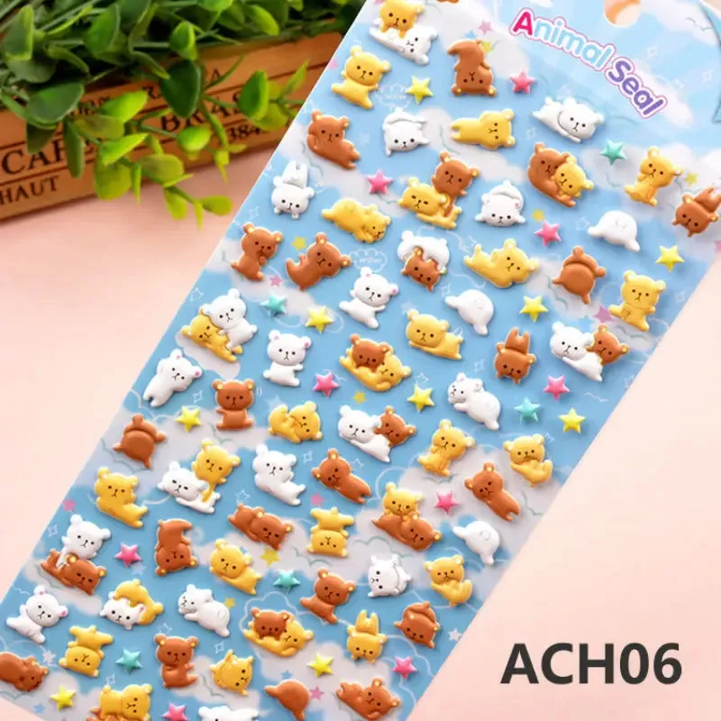 Cartoon Animal Colorful Stickers - Kimi