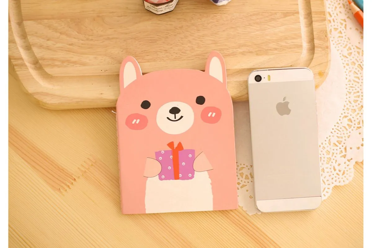 Cartoon Bear Design Notepad