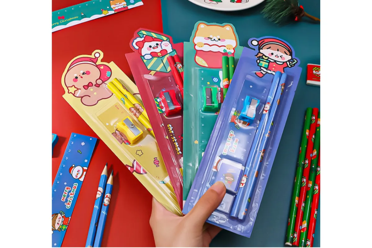 Cartoon Design 5-Piece Stationery Set