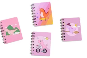 Cartoon Dinosaur A7 Spring Notebook