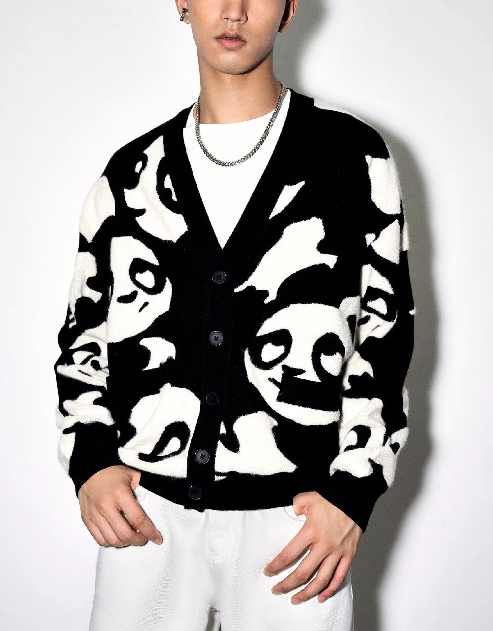 Cartoon Knitted Cardigan