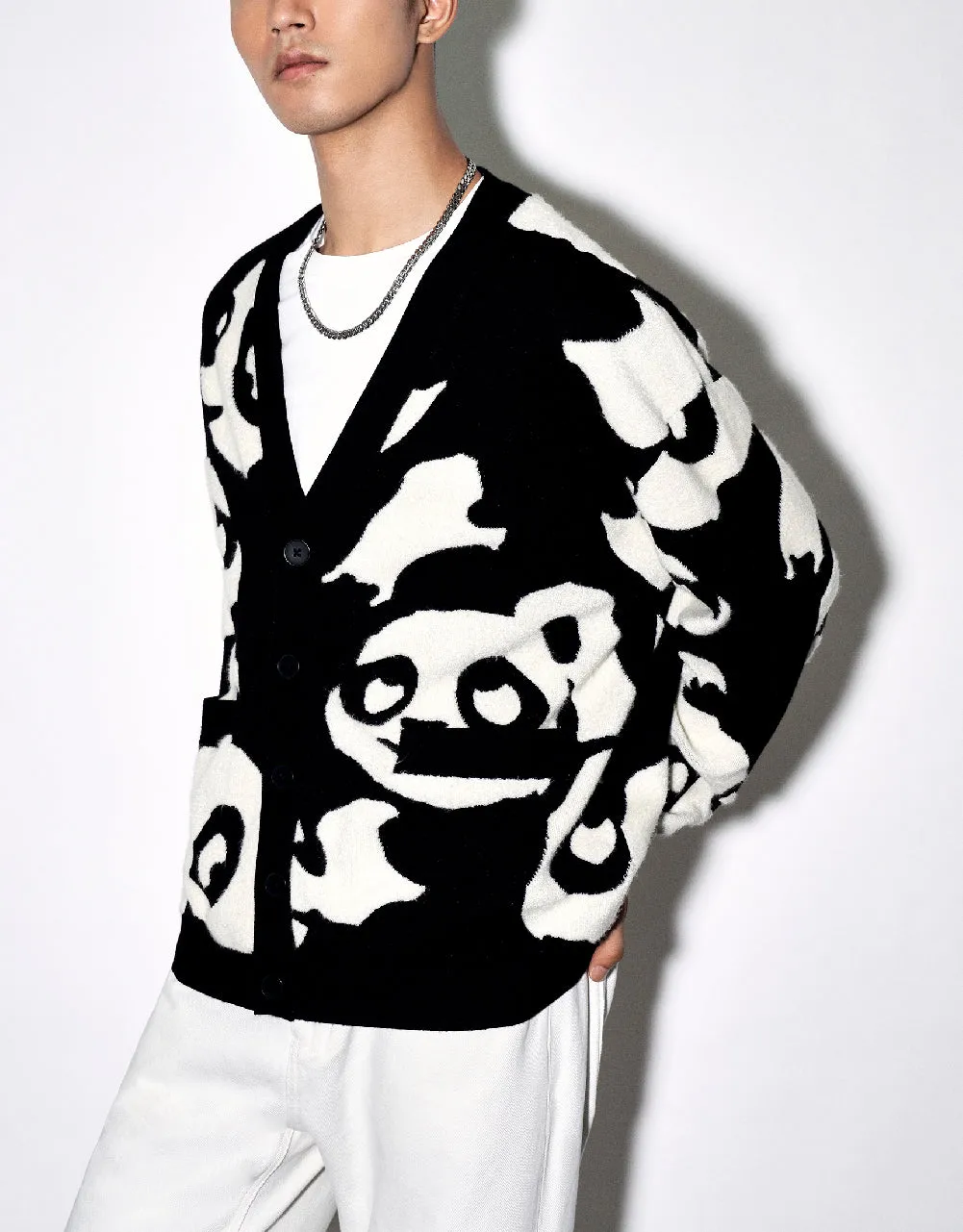 Cartoon Knitted Cardigan