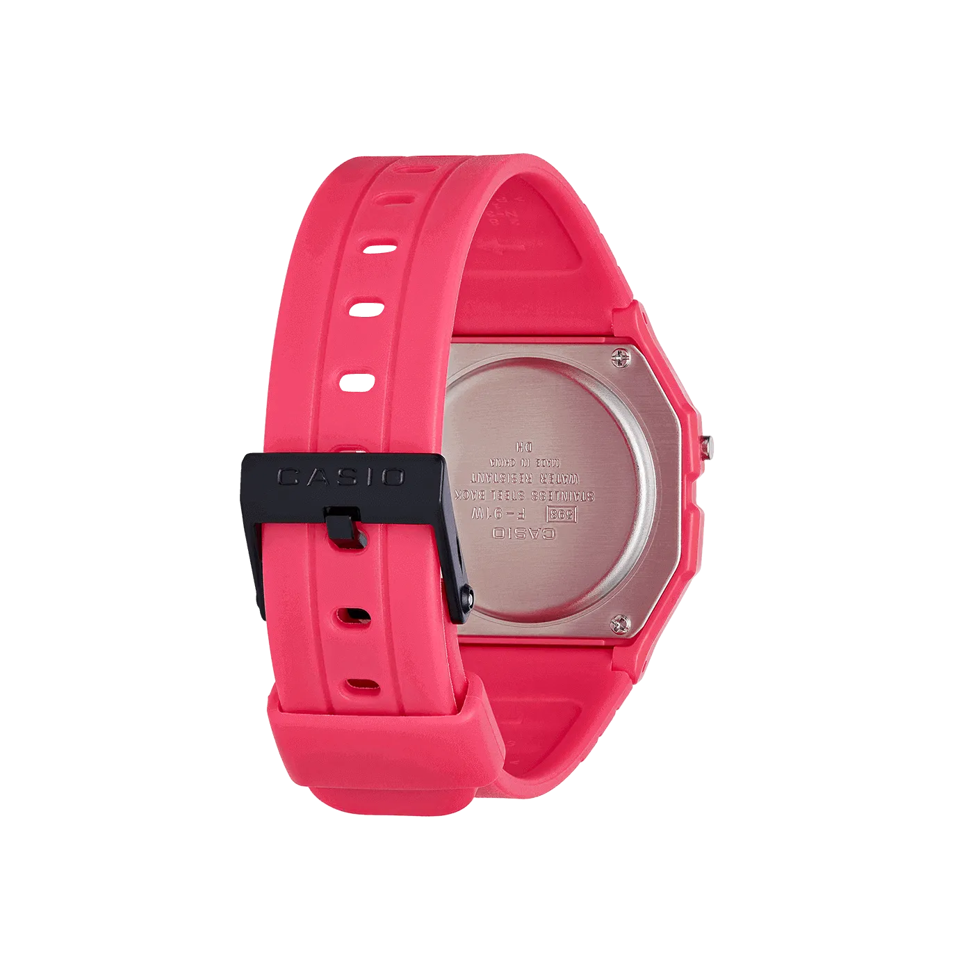 Casio Watch Classic Sports Digital Pink F-91WC-4ADF