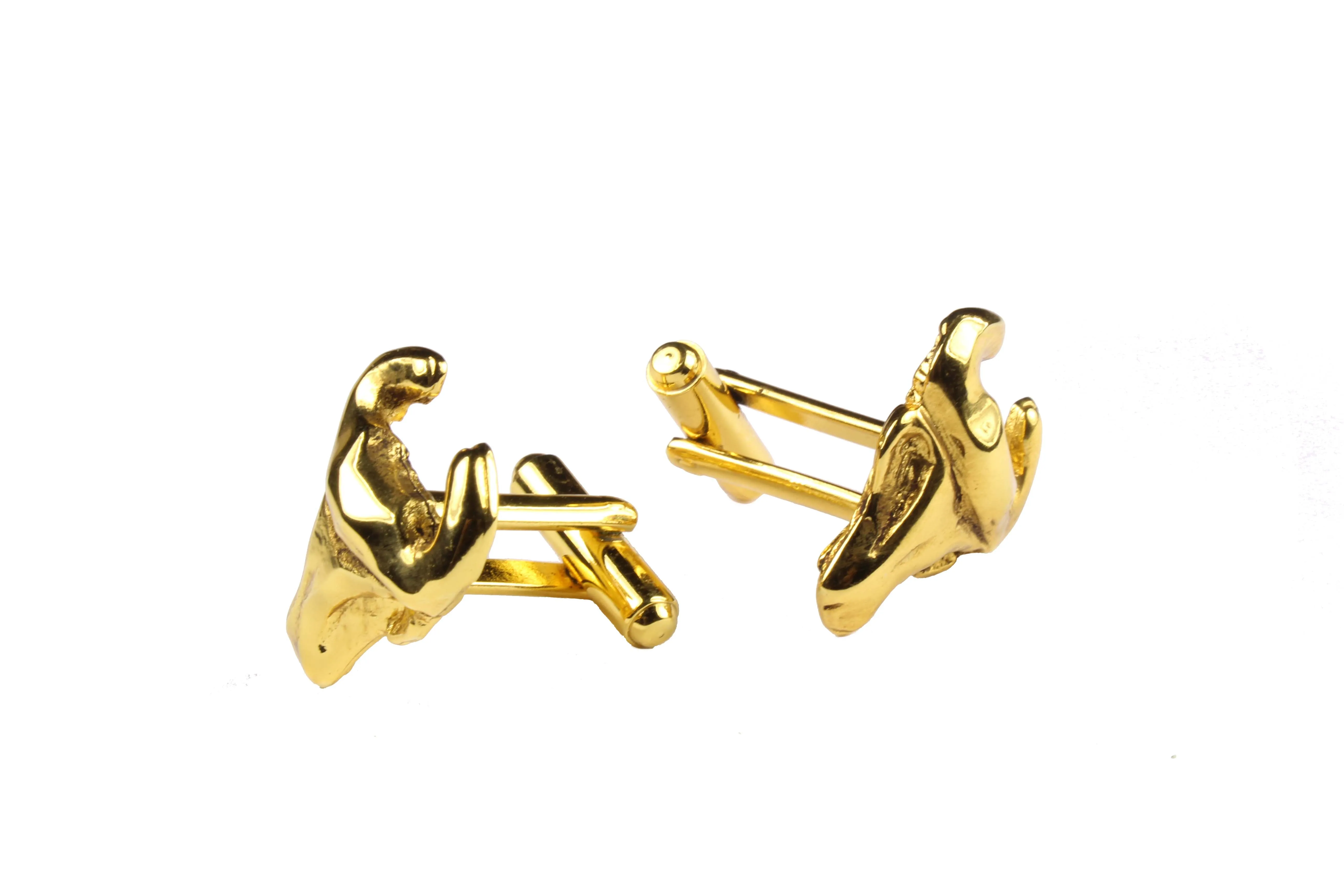 CHRISTIAN LACROIX bull head cufflinks