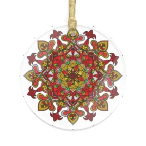 Christmas Mandala Acrylic Ornaments