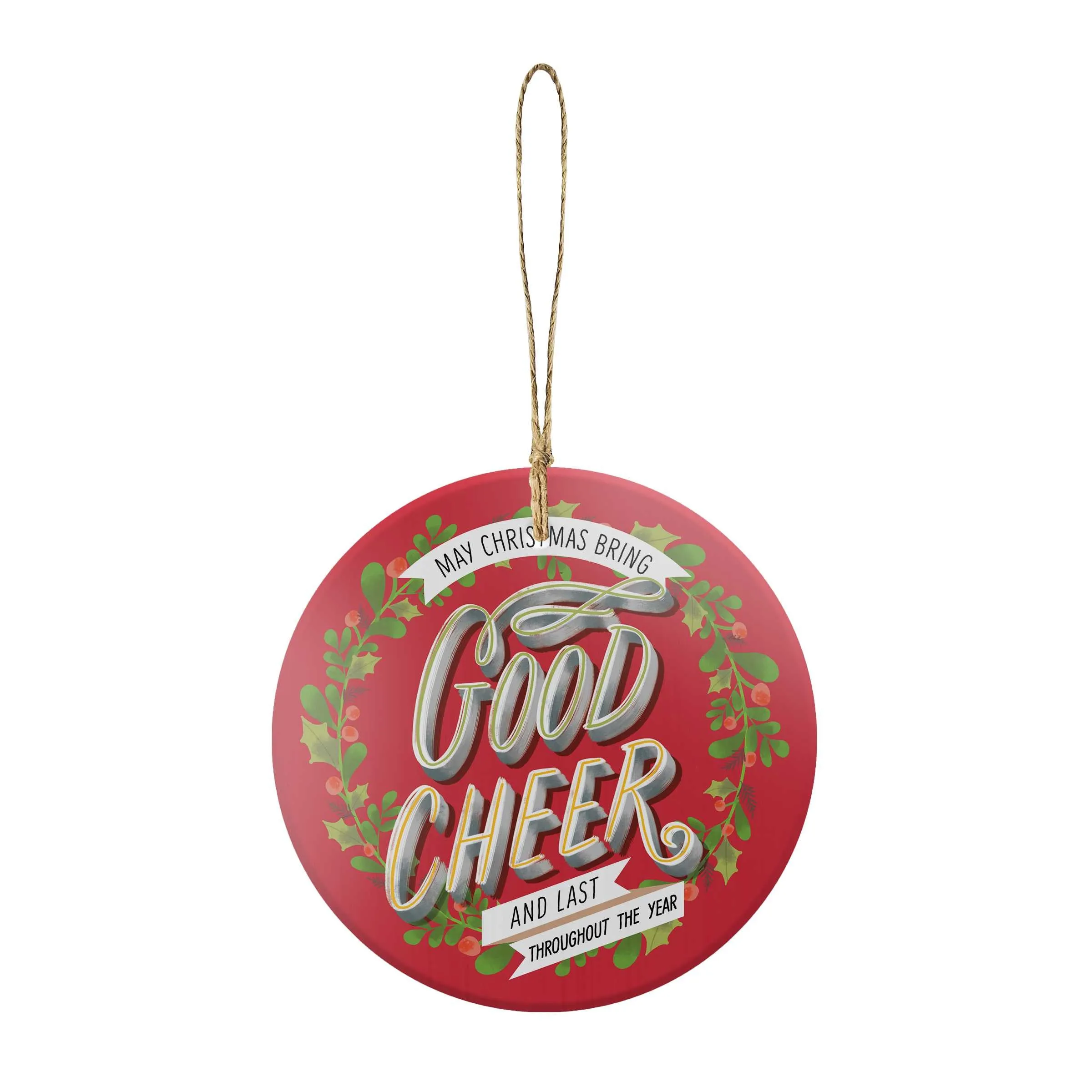 Christmas Words Ornaments