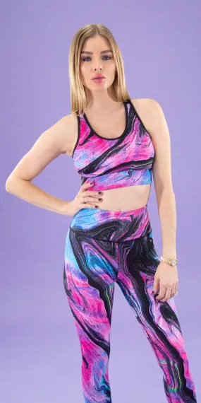 Cosmic Swirl - Sports Bra