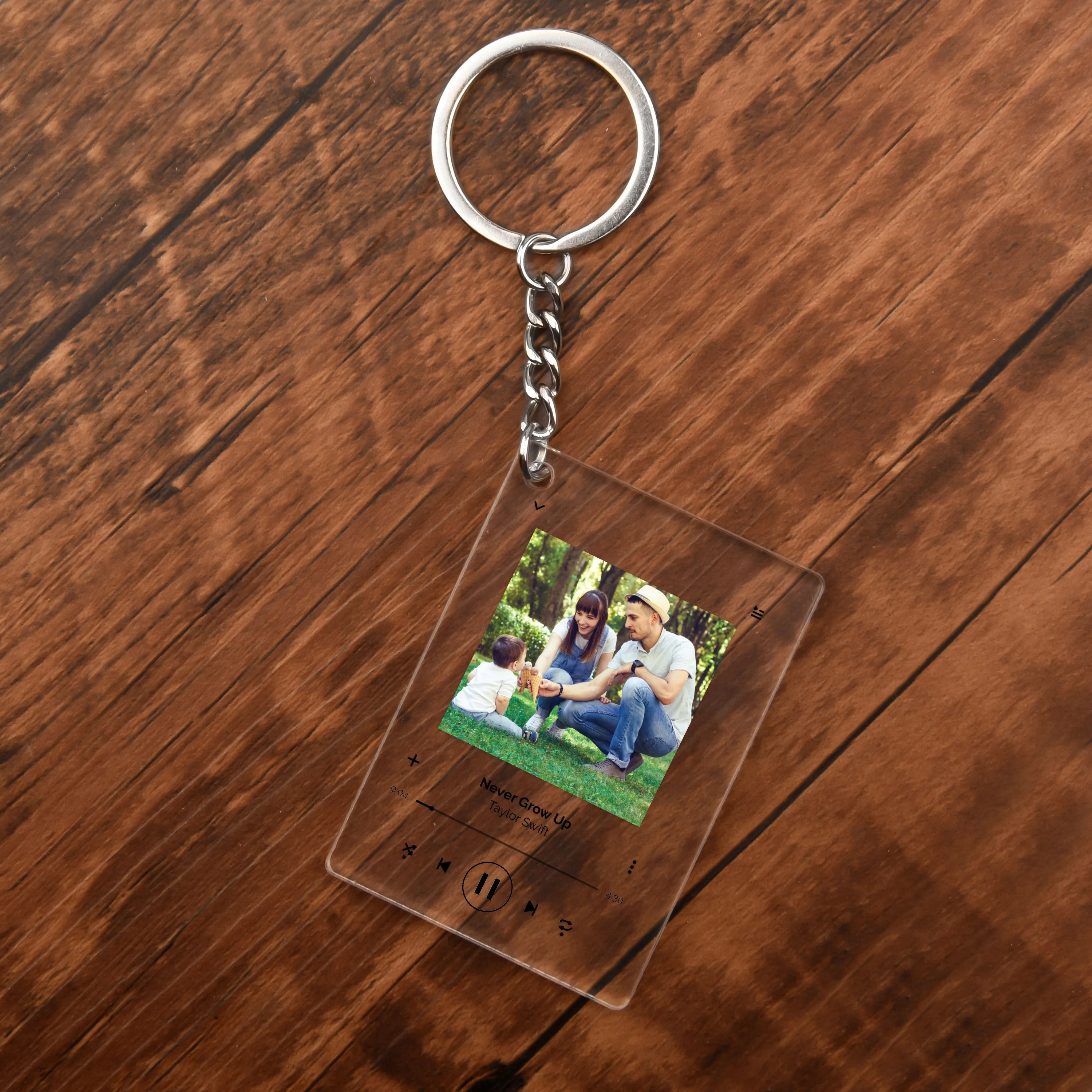 Custom Music Player Acrylic Keychain