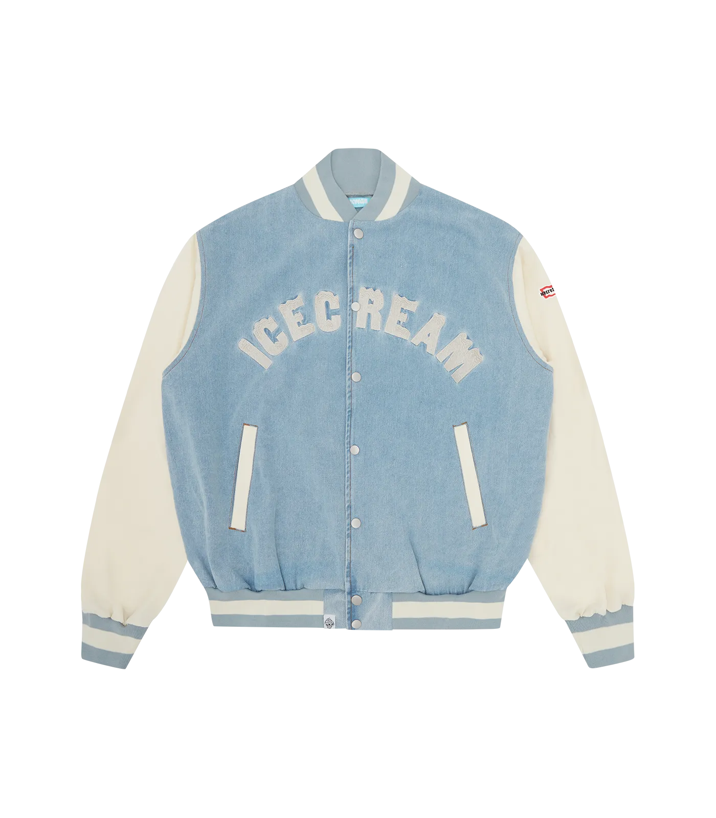 DENIM BLOUSON - LIGHT BLUE