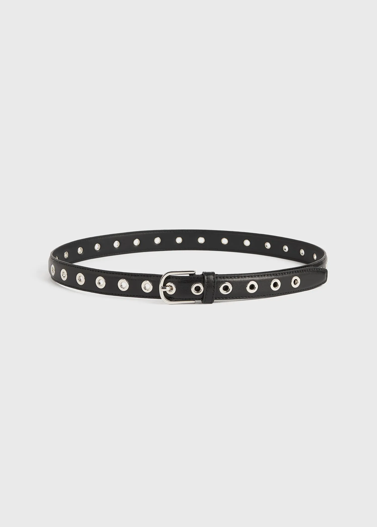 Eyelet belt black