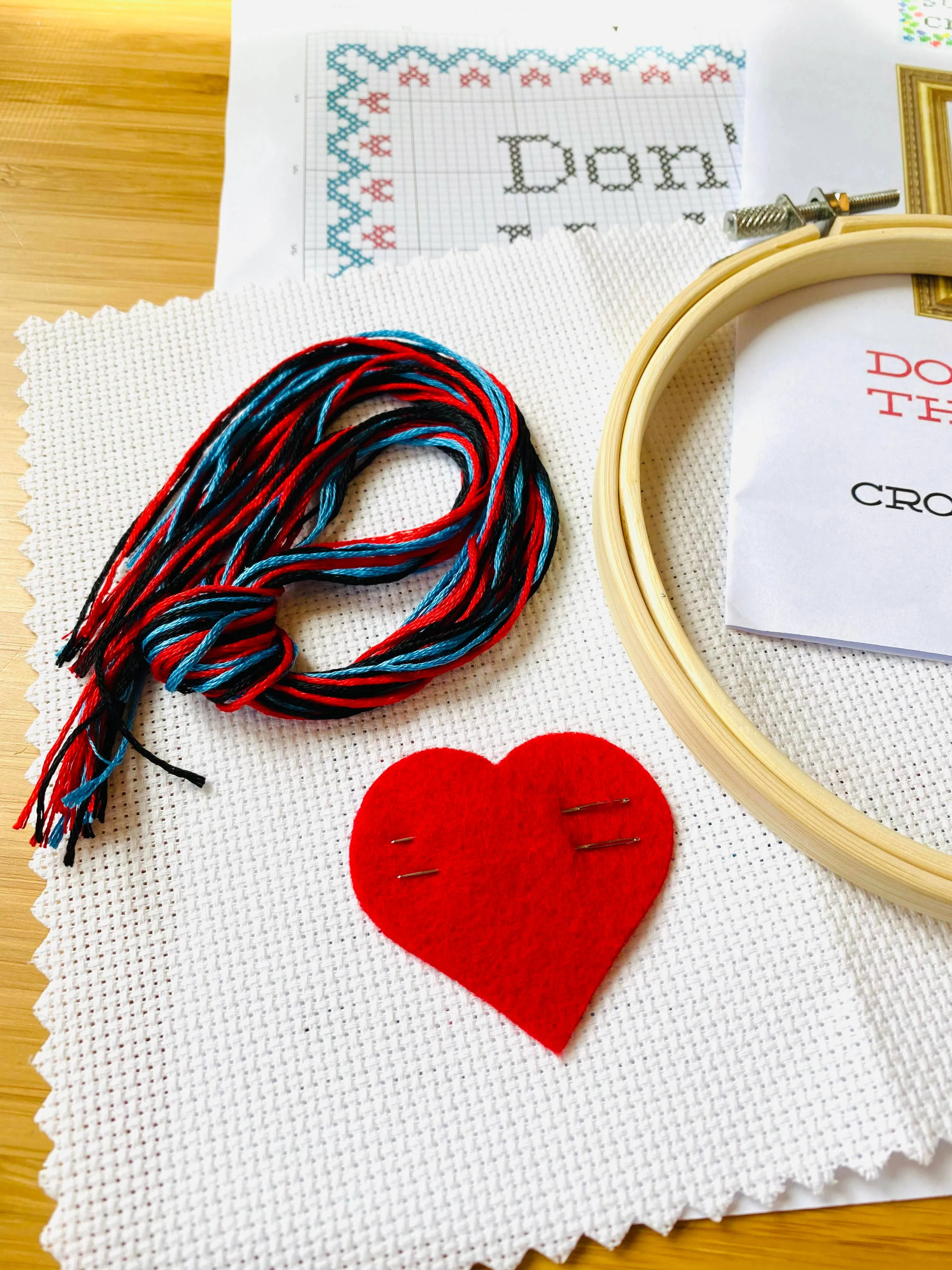 F*ck Ornaments: Deluxe Cross Stitch Kit