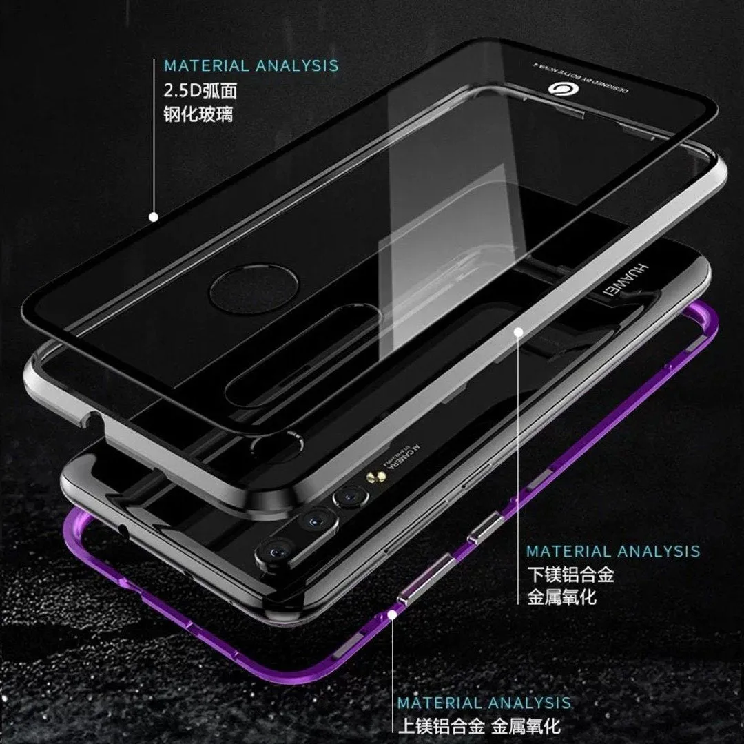 Galaxy S10e Electronic Auto-Fit Magnetic Glass Case