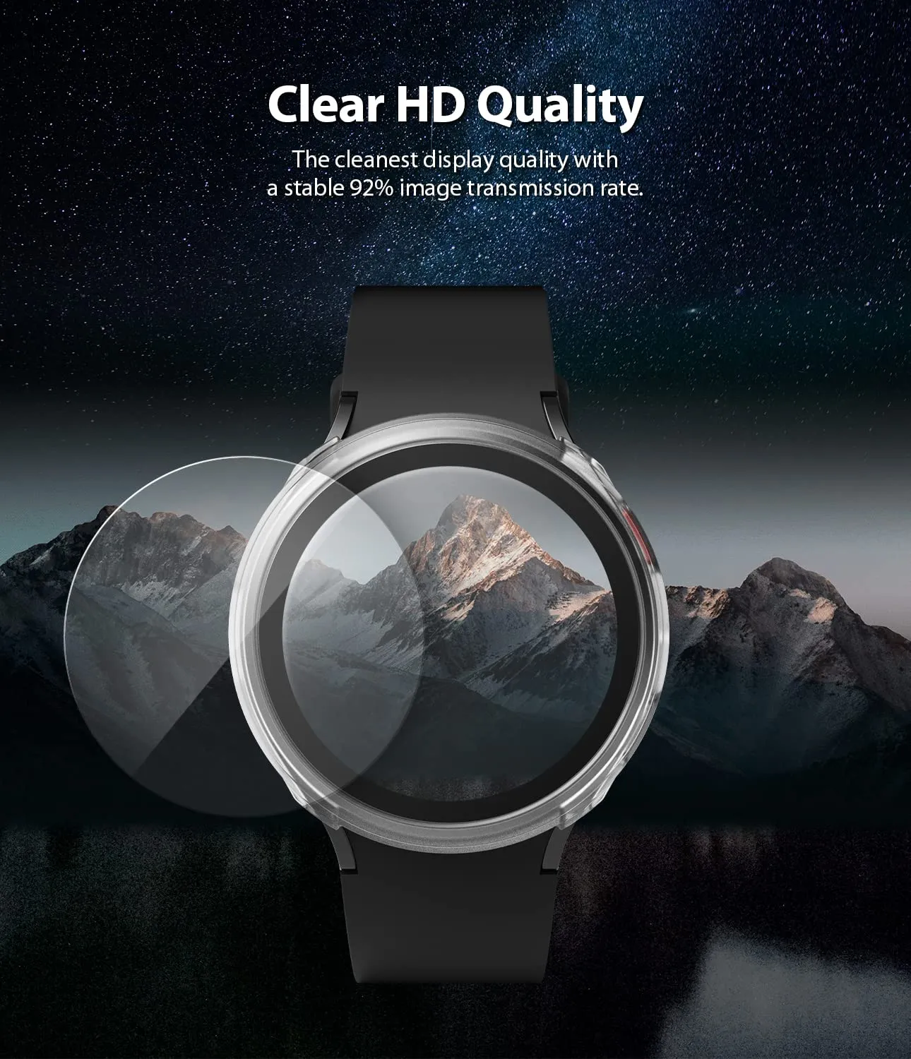 Glass for Air Sports Only [4 Pack] Compatible with Samsung Galaxy Watch 4 44mm