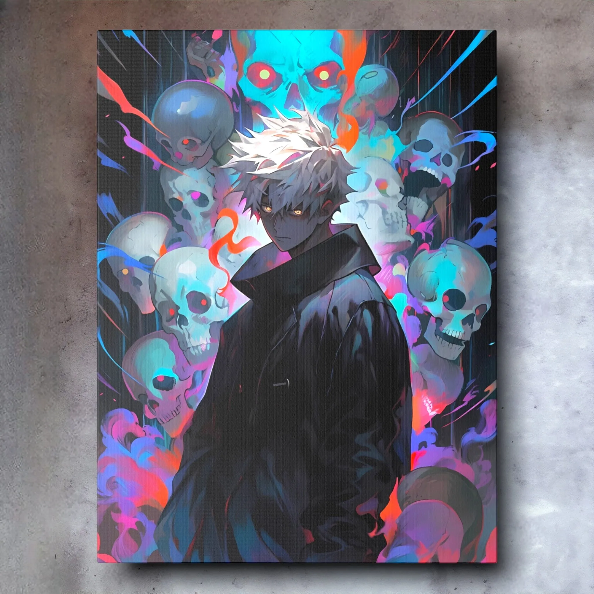 Gojo (Dead Skulls) Anime-Inspired Canvas