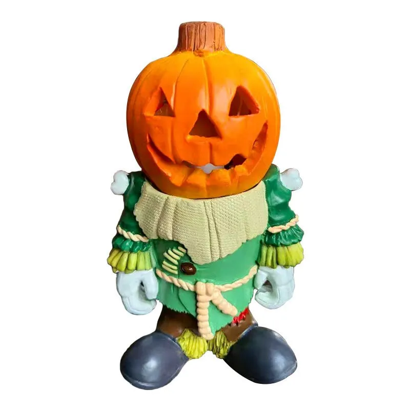 Halloween gift pumpkin knight garden ornaments