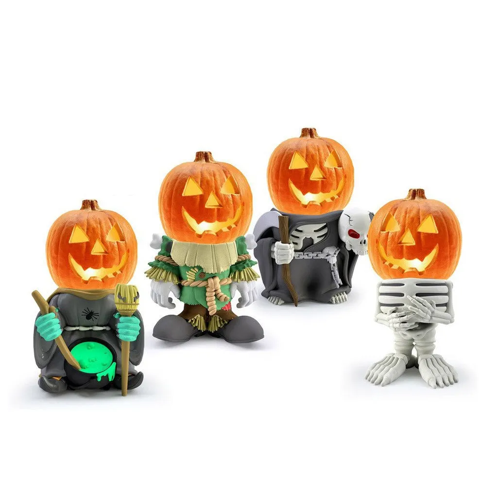 Halloween gift pumpkin knight garden ornaments