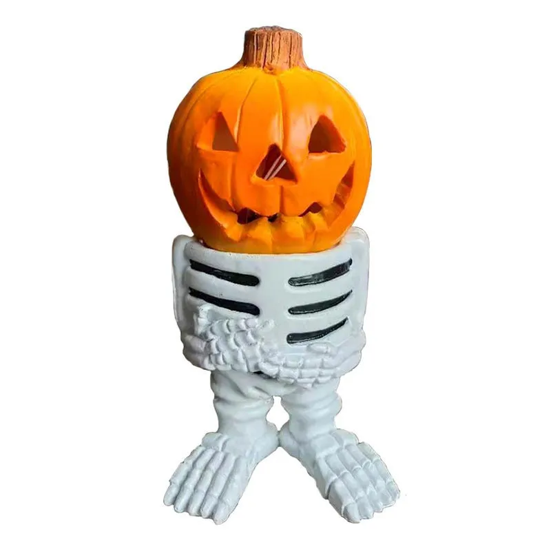 Halloween gift pumpkin knight garden ornaments