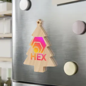 HEX Wooden Christmas Ornaments