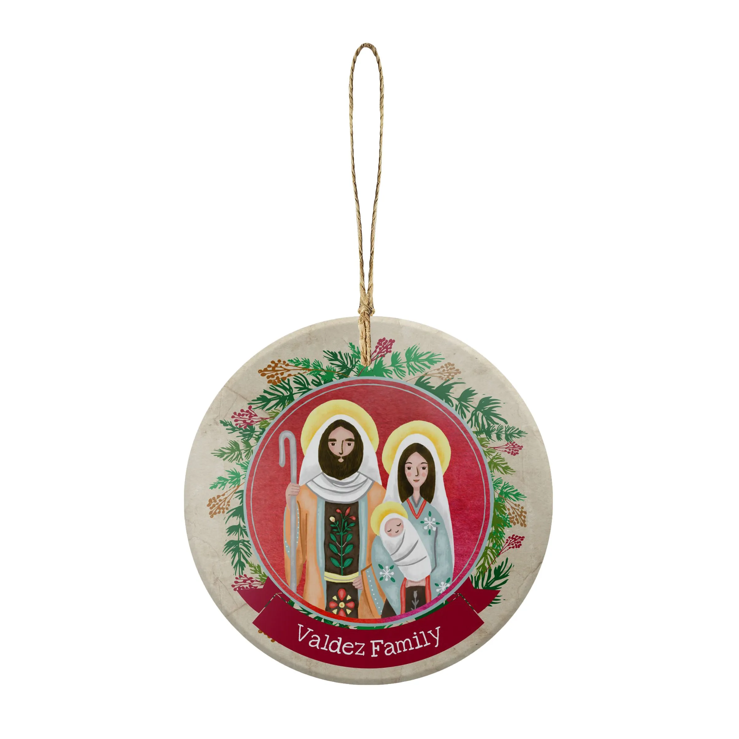 Holy Family Ornaments