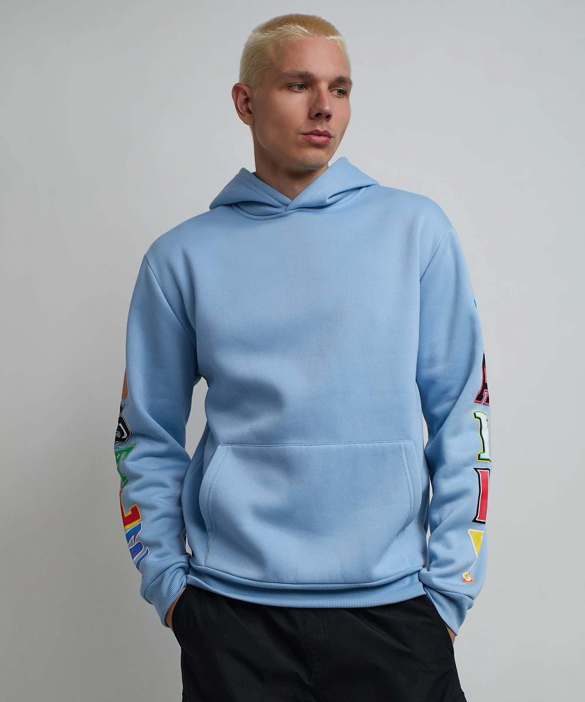 Hustle Daily Hoodie - Light Blue