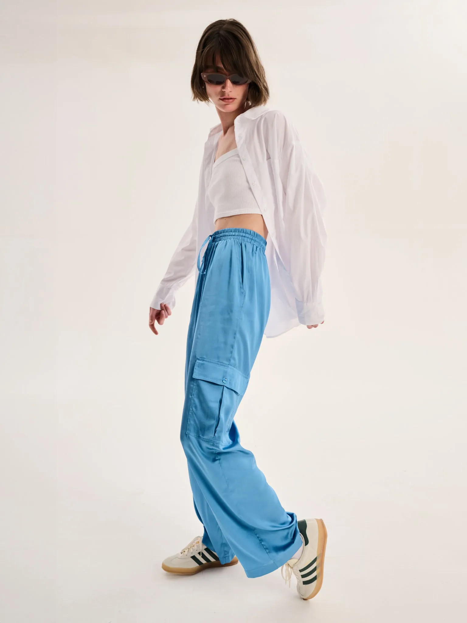 Ismerie Trouser in Light Blue