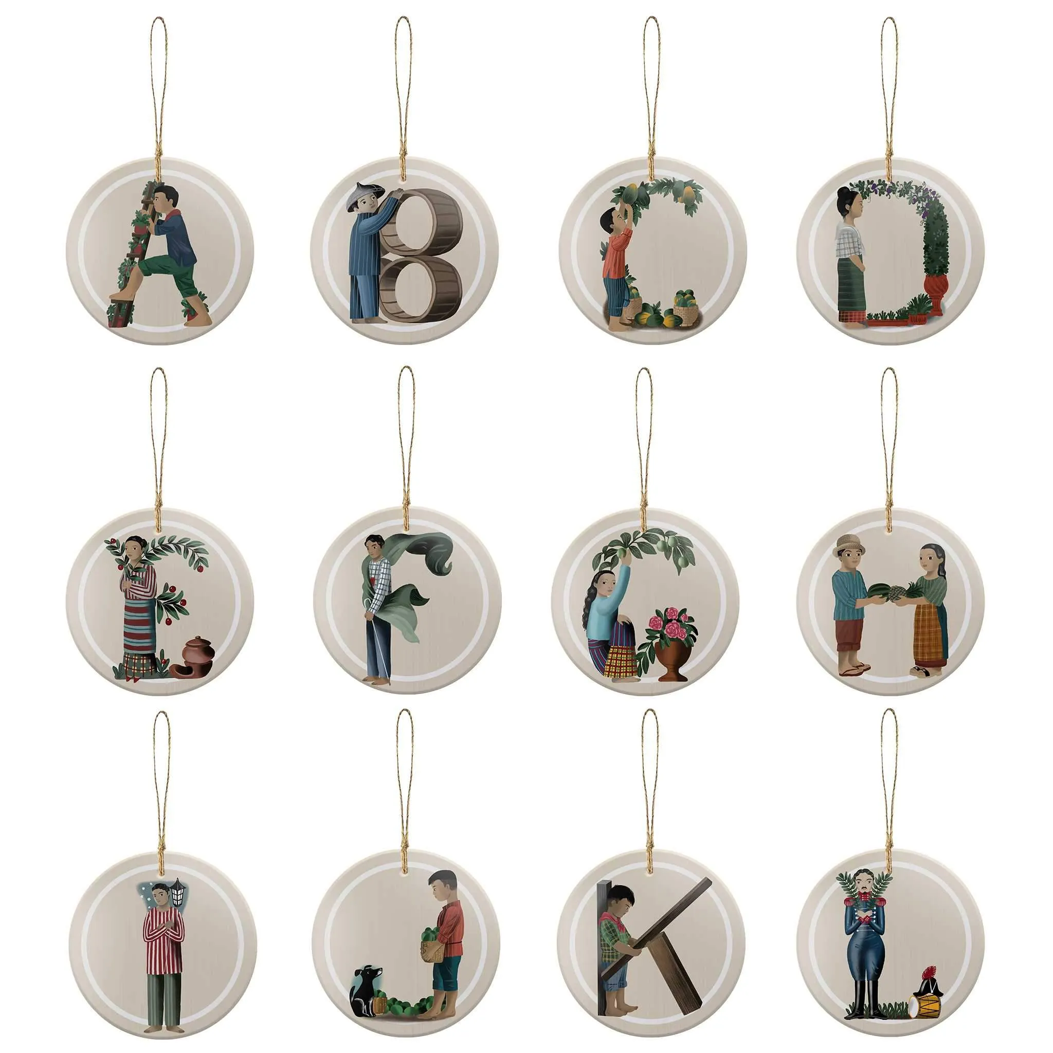 Letras Y Figuras Ornaments