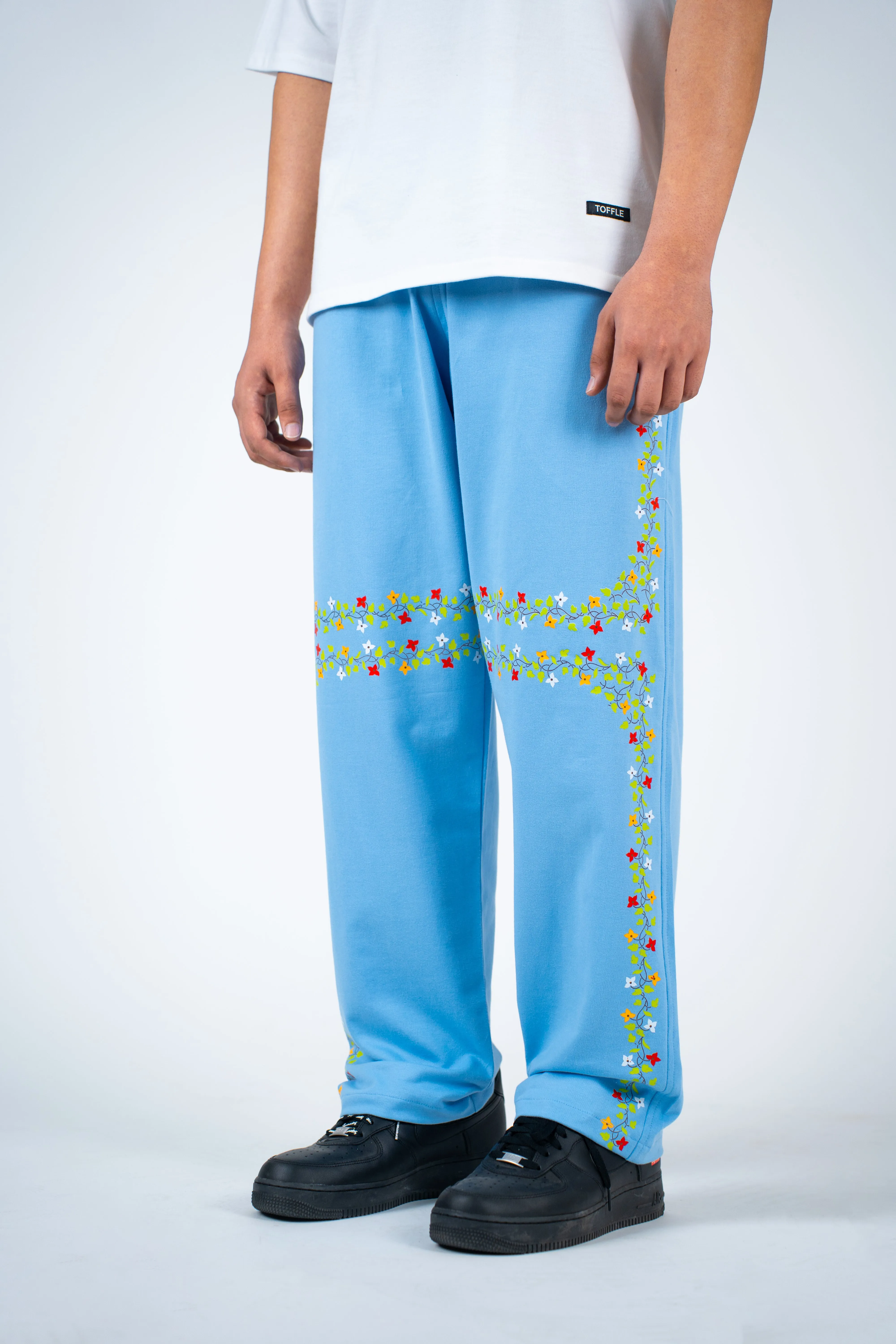 Light Blue Floral Jogger