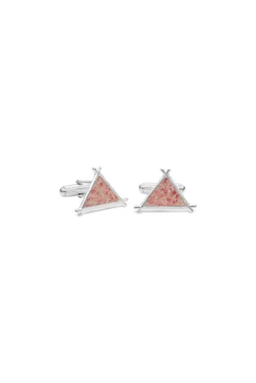 Men's Splash ~ Triangle (Medium) Cufflinks