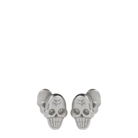 Men's Sterling Silver Skull Cufflinks