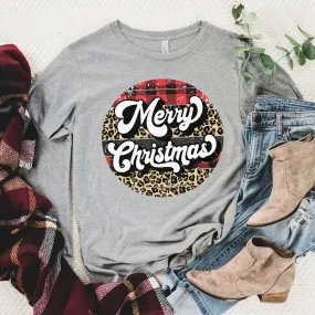 Merry Christmas - Retro Long Sleeve