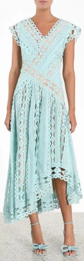 'Moncur' Studded Dress,Light Blue